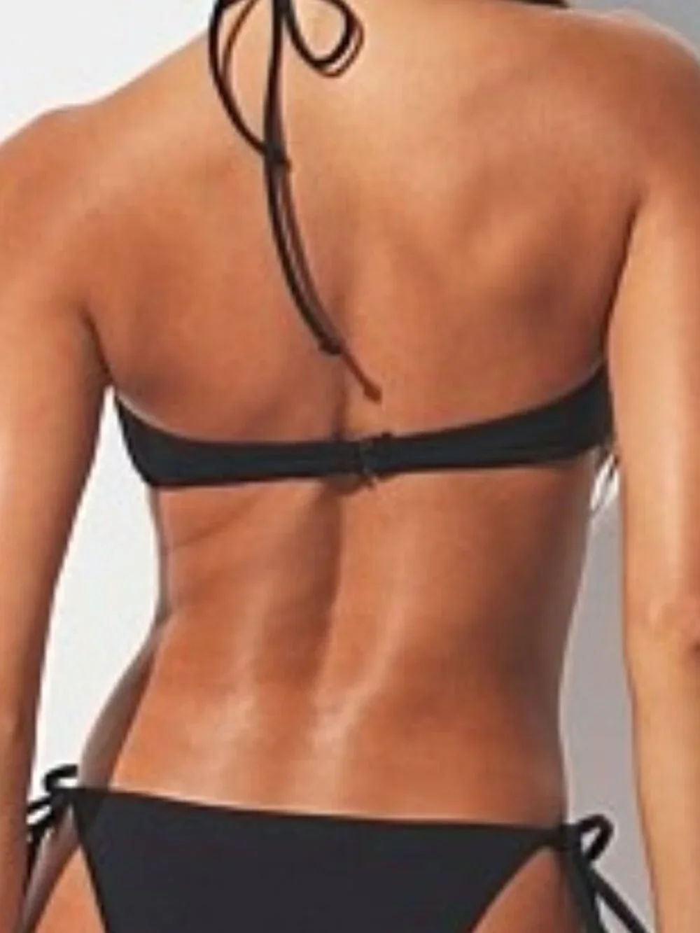 🖤 SKIMS Signature Swim U Wire Halter Top | Onyx | M | NWT 🏷️